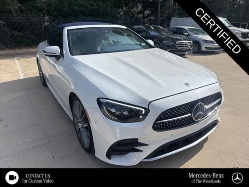 Moonlight White 2023 Mercedes-Benz E-Class E 450 4MATIC