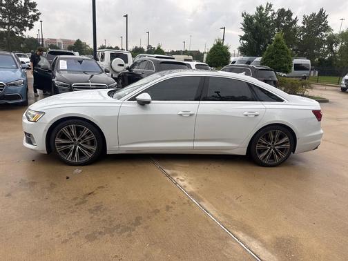 Glacier White Metallic 2020 Audi A6 55 Premium Plus