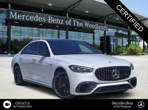 MANUFAKTUR Moonlight White Metallic 2025 Mercedes-Benz AMG S 63 E Base