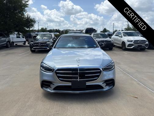 Cirrus Silver Metallic 2024 Mercedes-Benz S-Class S 580