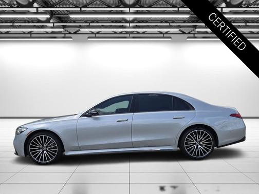 Cirrus Silver Metallic 2024 Mercedes-Benz S-Class S 580