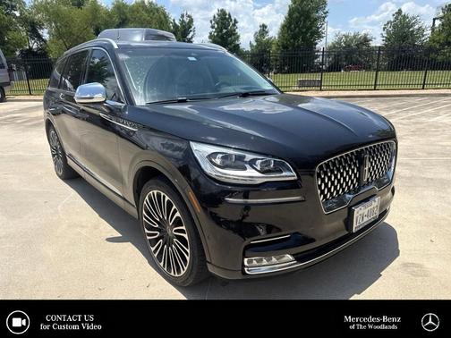 Infinite Black Metallic 2020 Lincoln Aviator Black Label