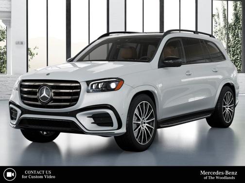 Moonlight White Metallic 2026 Mercedes-Benz GLS 450 GLS 450