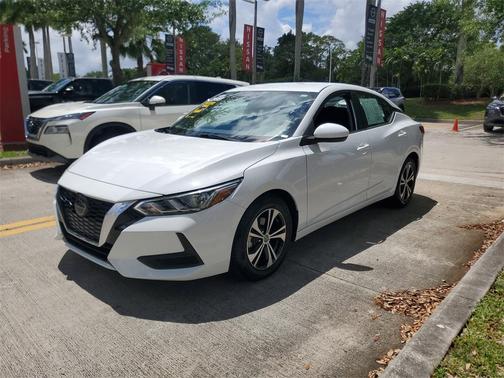Cloud White 2023 Nissan Sentra SV