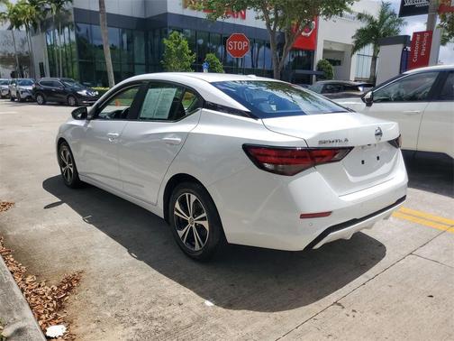 Cloud White 2023 Nissan Sentra SV
