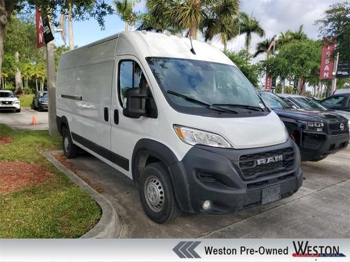 Bright White Clearcoat 2025 RAM ProMaster 3500 High Roof
