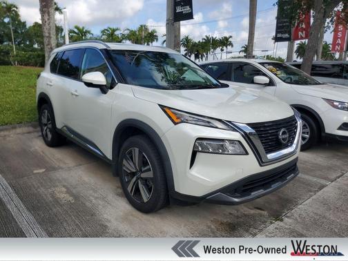 White 2023 Nissan Rogue SL