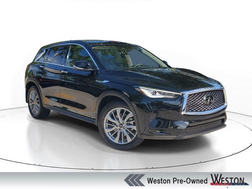 Black Obsidian 2025 INFINITI QX50 Pure