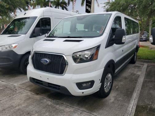 Oxford White 2024 Ford Transit-350 XLT