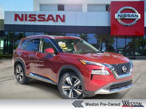 Scarlet Ember 2023 Nissan Rogue Platinum
