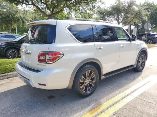 Pearl White 2017 Nissan Armada Platinum