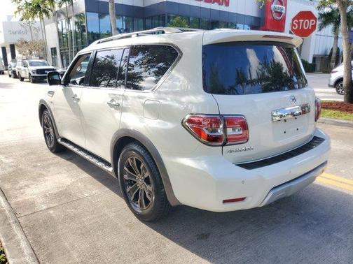 Pearl White 2017 Nissan Armada Platinum