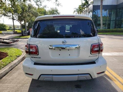Pearl White 2017 Nissan Armada Platinum