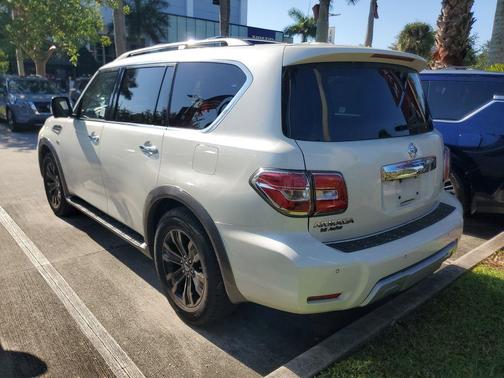 Pearl White 2017 Nissan Armada Platinum