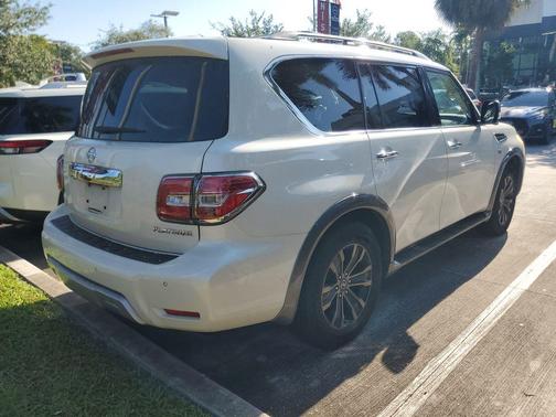 Pearl White 2017 Nissan Armada Platinum