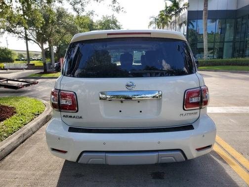 Pearl White 2017 Nissan Armada Platinum
