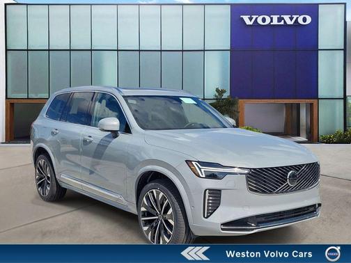 Gray Metallic 2026 Volvo XC90 Plug-In Hybrid T8 Plus 7-Seater