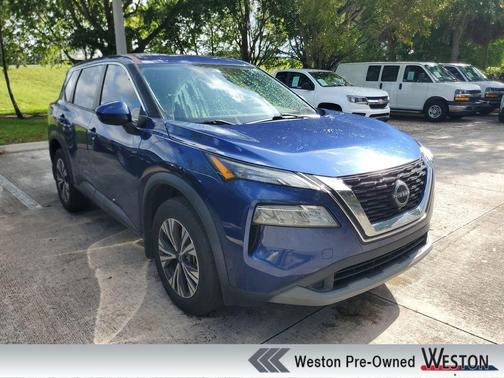 Caspian Blue 2022 Nissan Rogue SV