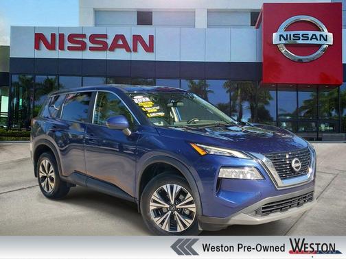Caspian Blue 2022 Nissan Rogue SV