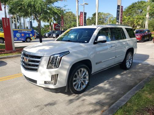 Crystal White Tri-Coat 2019 Cadillac Escalade Premium Luxury