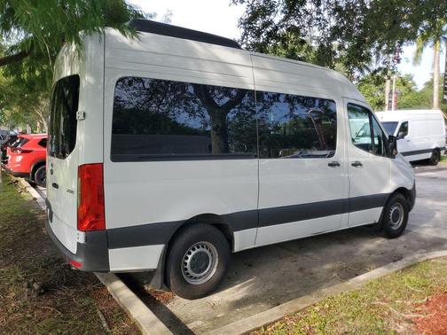 White 2025 Mercedes-Benz Sprinter 2500 144 WB Standard Roof Passenger