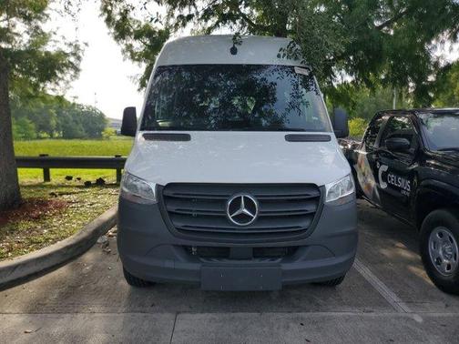 White 2025 Mercedes-Benz Sprinter 2500 144 WB Standard Roof Passenger