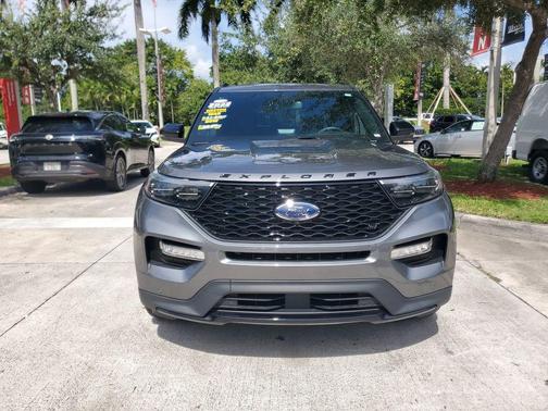 Gray Metallic 2023 Ford Explorer ST