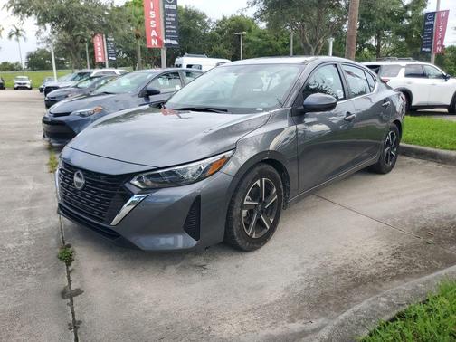 Gun Metallic 2024 Nissan Sentra SV