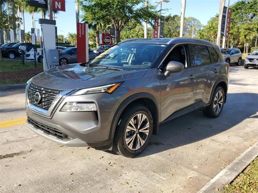 Gun Metallic 2021 Nissan Rogue SV