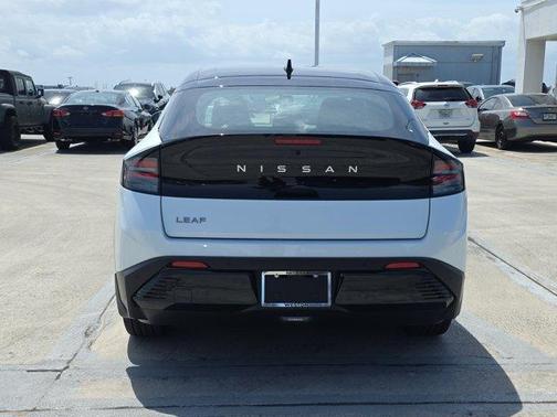 White / Black 2026 Nissan Leaf SV+