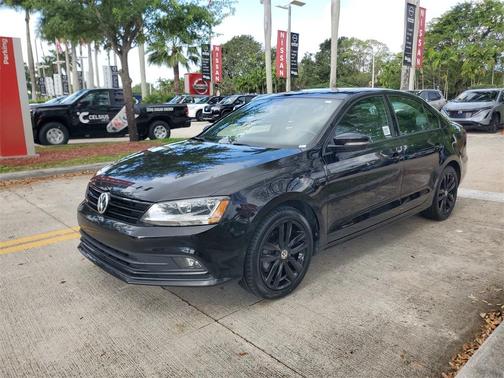 Black 2018 Volkswagen Jetta 1.8T SE Sport