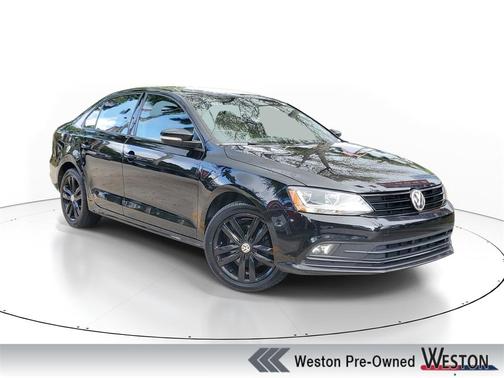 Black 2018 Volkswagen Jetta 1.8T SE Sport