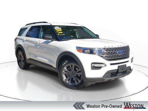 White Metallic 2021 Ford Explorer XLT