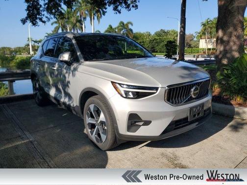 Silver 2025 Volvo XC40 B5 Plus Bright Theme
