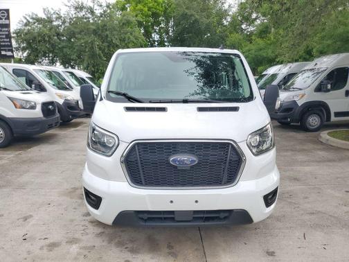 Oxford White 2023 Ford Transit-350 XLT