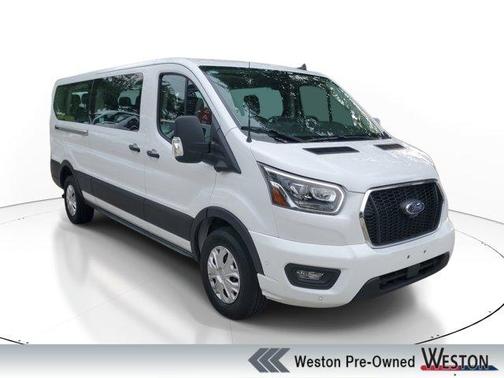 Oxford White 2023 Ford Transit-350 XLT