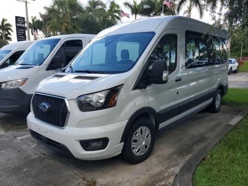 Oxford White 2023 Ford Transit-350 XLT