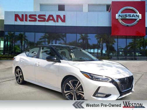 White 2023 Nissan Sentra SR