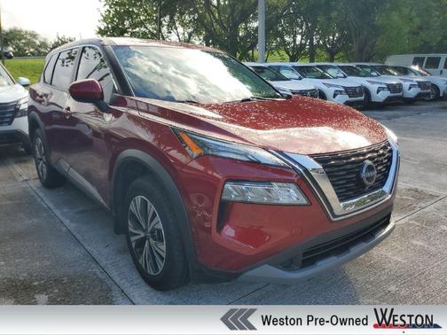Scarlet Ember 2023 Nissan Rogue SV