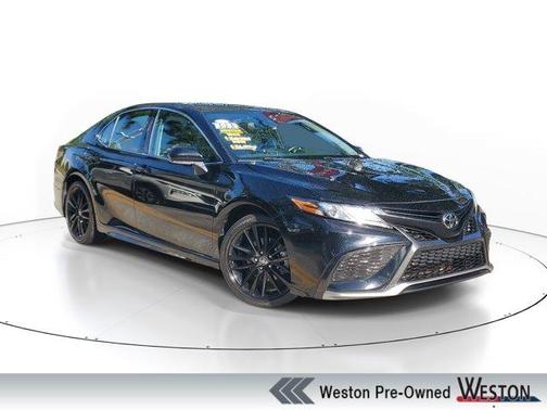 Midnight Black Metallic 2024 Toyota Camry XSE