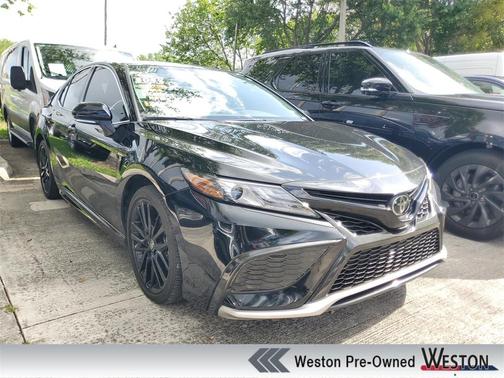 Midnight Black Metallic 2024 Toyota Camry XSE