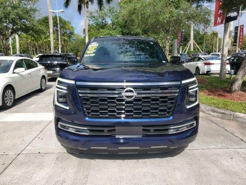 Deep Ocean Blue 2025 Nissan Armada Platinum Reserve