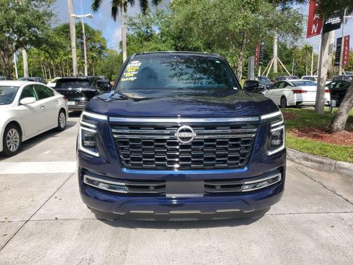 Deep Ocean Blue 2025 Nissan Armada Platinum Reserve