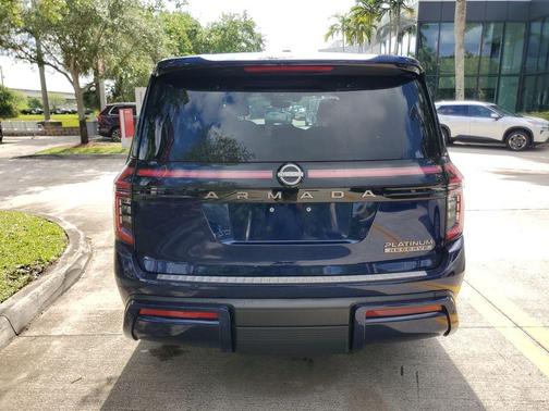 Deep Ocean Blue 2025 Nissan Armada Platinum Reserve