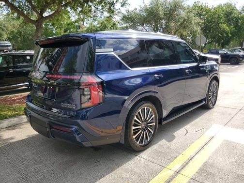 Deep Ocean Blue 2025 Nissan Armada Platinum Reserve