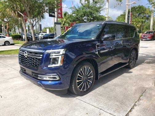 Deep Ocean Blue 2025 Nissan Armada Platinum Reserve