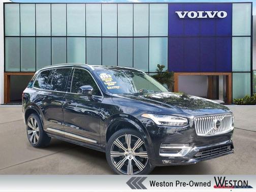 Onyx Black Metallic 2024 Volvo XC90 B5 Plus Bright Theme