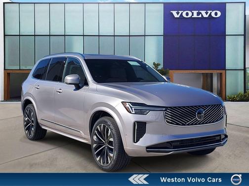 Aurora Blue 2026 Volvo XC90 B6 Ultra Dark Theme 7-Seater
