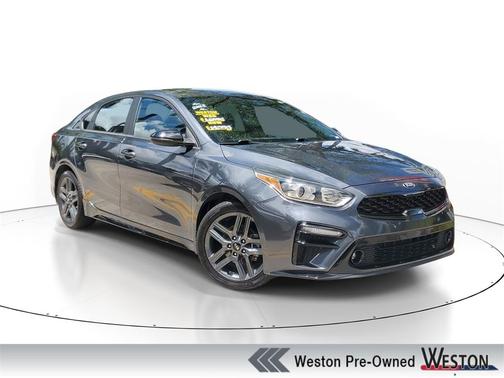 Gravity Gray 2021 Kia Forte GT-Line