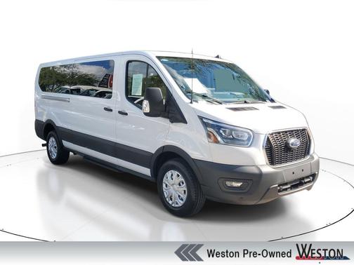 Oxford White 2023 Ford Transit-350 XLT